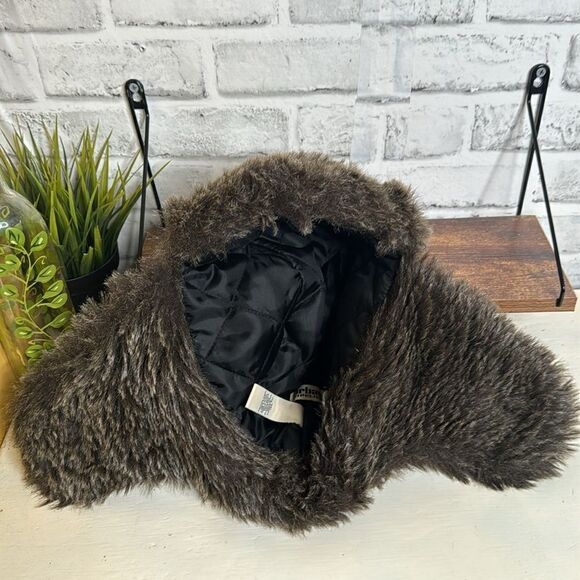 Urban Pipeline Plaid Wool Trapper Hat, Faux Fur - Picture 6 of 7